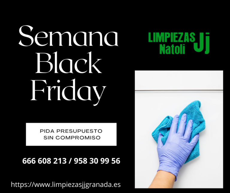 Black Friday Granada Limpiezas JJ